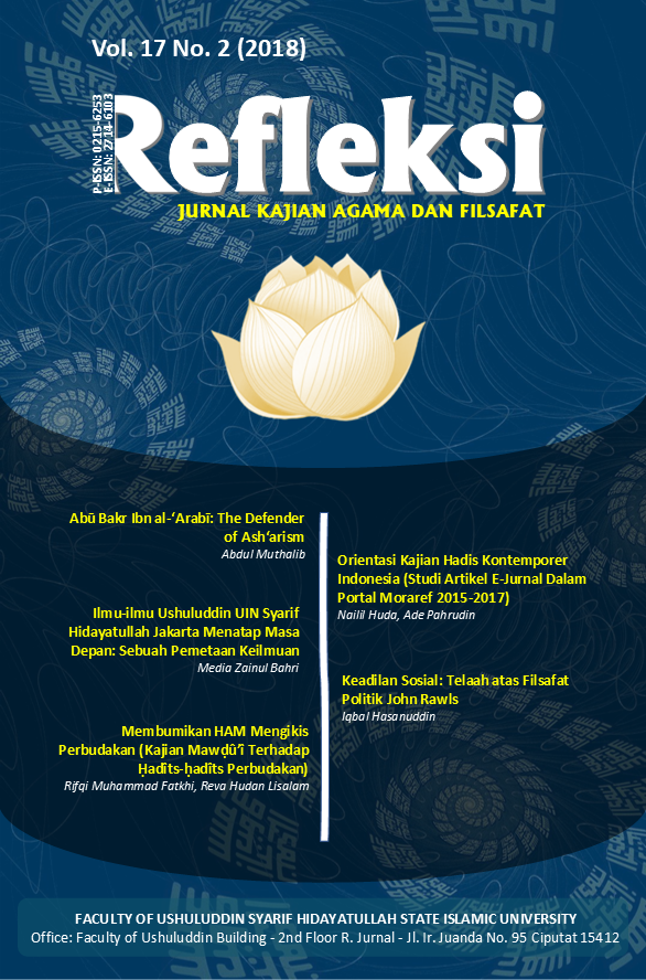 					View Vol. 17 No. 2 (2018): Refleksi
				