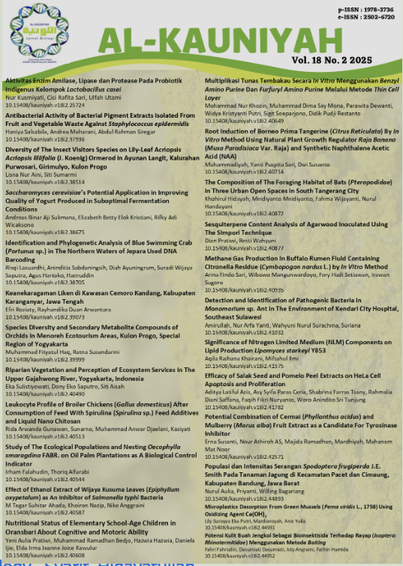 Cover Al-Kauniyah: Jurnal Biologi